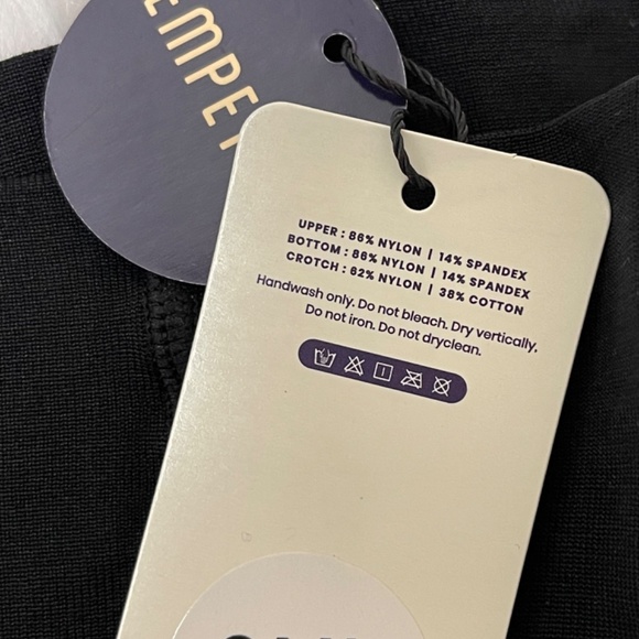 Empetua Tear-Proof Shaping Black Tights Women Size 3XL - Picture 3 of 7